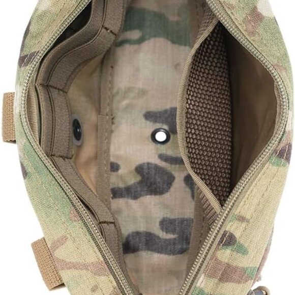Molle Admin Pouch, EDC Utility Tool Pouch with 1*Tactical Gear Clip and 1*Patch - Picture 6 of 8